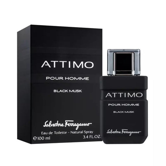 Attimo Black Musk Pour Homme Eau de Toilette by Salvatore Ferragamo - PERFUME BOUTIQUE