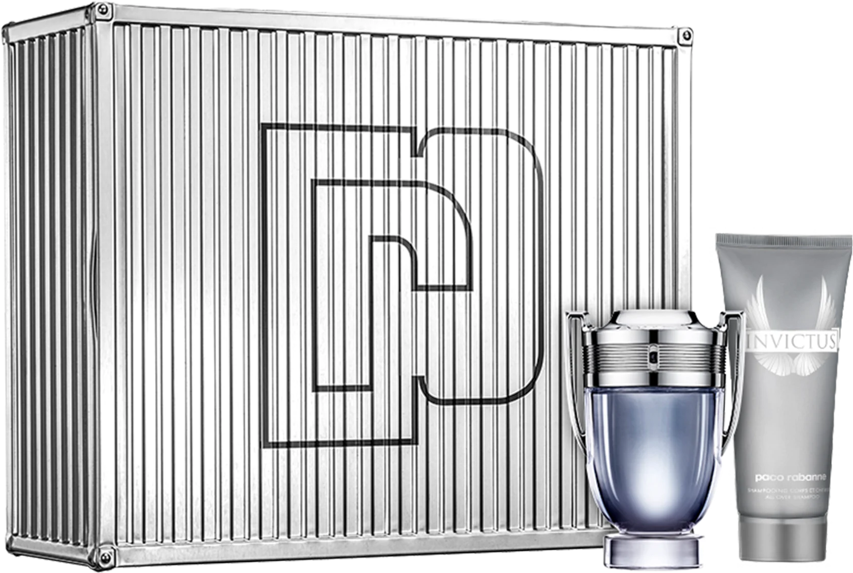 Invictus Men 2-Piece Set 3.4 oz + 3.4 oz All-Over Shampoo by Paco Rabanne eau de Toilette - PERFUME BOUTIQUE
