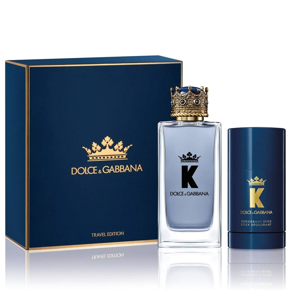 K Dolce & Gabbana 2pc Travel Edition Men Gift Set eau de Toilette