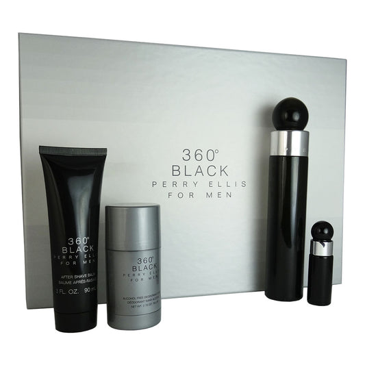 360 Black Men Gift Set by Perry Ellis eau de Toilette - PERFUME BOUTIQUE