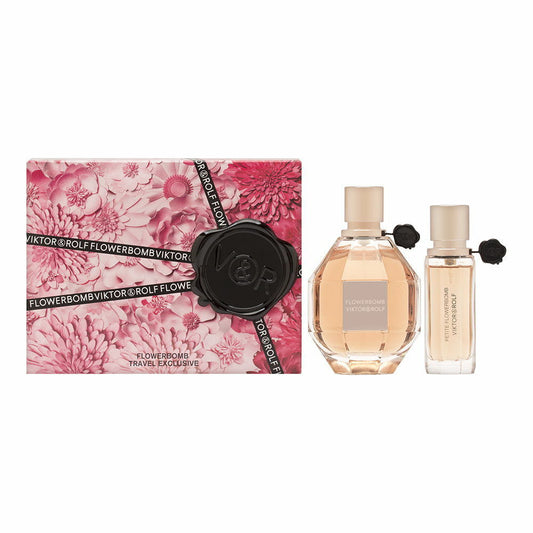 Flowerbomb Travel Gift Set 2pc by Viktor & Rolf Eau de Parfum - PERFUME BOUTIQUE