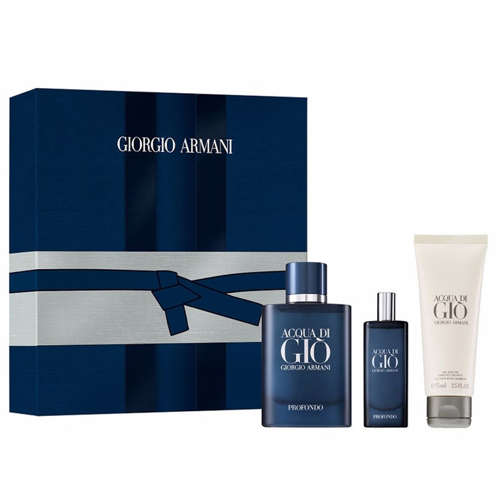Acqua Di Gio Profondo Men Gift Set by Giorgio Armani eau de Parfum