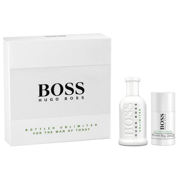 Boss Bottled Unlimited Men Gift Set by Hugo Boss Eau de Toilette