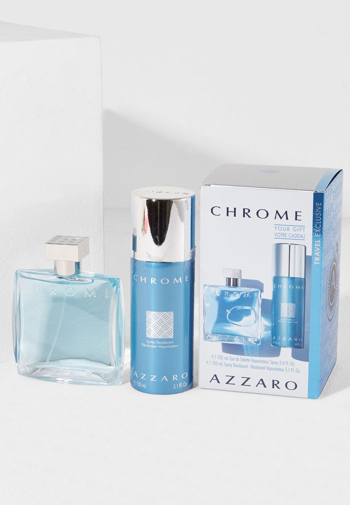 Chrome Azzaro Men Gift Set by Azzaro Eau de Toilette