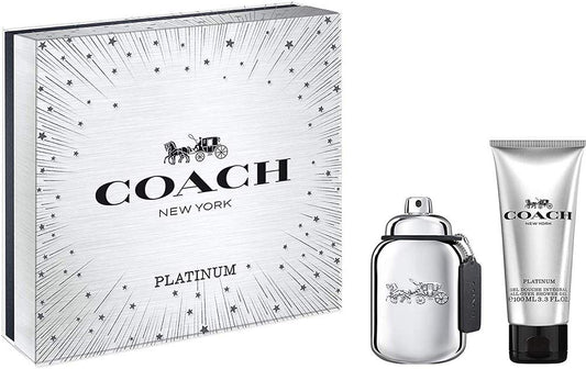 Coach NY Platinum 2PC Men Gift Set by Coach Eau de Parfum - PERFUME BOUTIQUE
