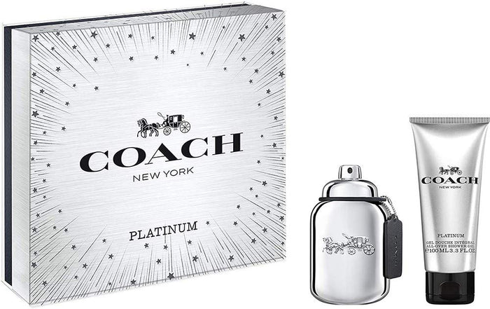 Coach NY Platinum 2PC Men Gift Set by Coach Eau de Parfum