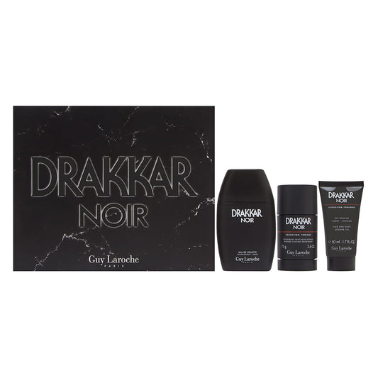 Drakkar Noir Men Gift Set by Guy Larouche Eau de Toilette - PERFUME BOUTIQUE