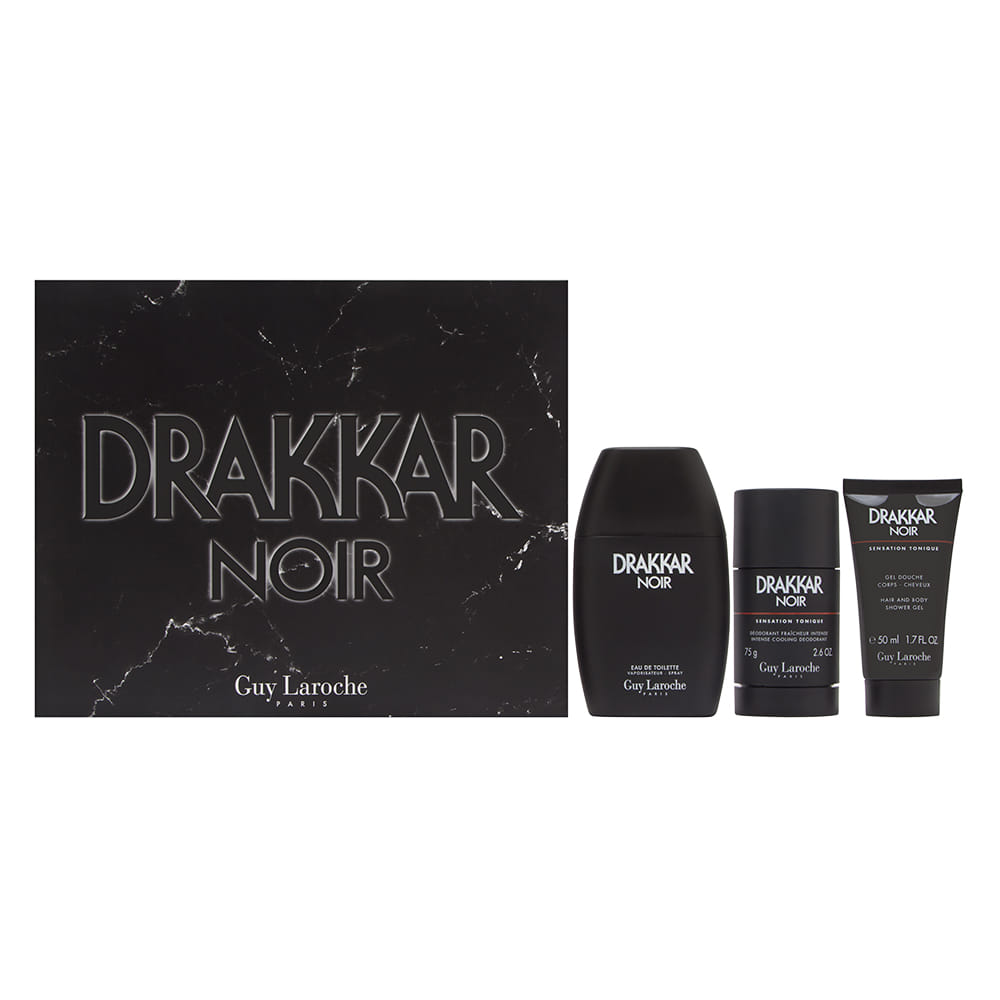 Drakkar Noir Men Gift Set by Guy Larouche Eau de Toilette