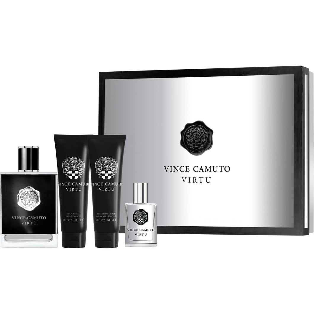 Vince Camuto Virtu Men Gift Set by Vince Camuto Eau de Toilette