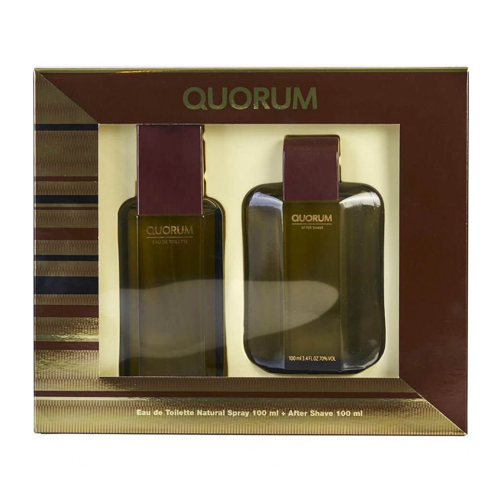 Quorum Men Gift Set by Antonio Puig eau de Toilette - PERFUME BOUTIQUE