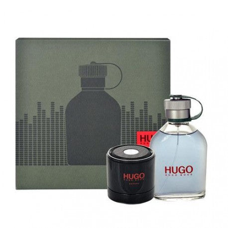 Hugo Man 2-Piece Gift Set 4.2 oz + Speaker by Hugo Boss Eau de Toilette