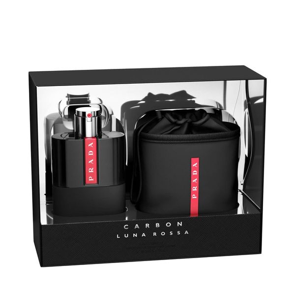 Luna Rossa Carbon Men Gift Set 2pc by Prada Eau de Toilette - PERFUME BOUTIQUE