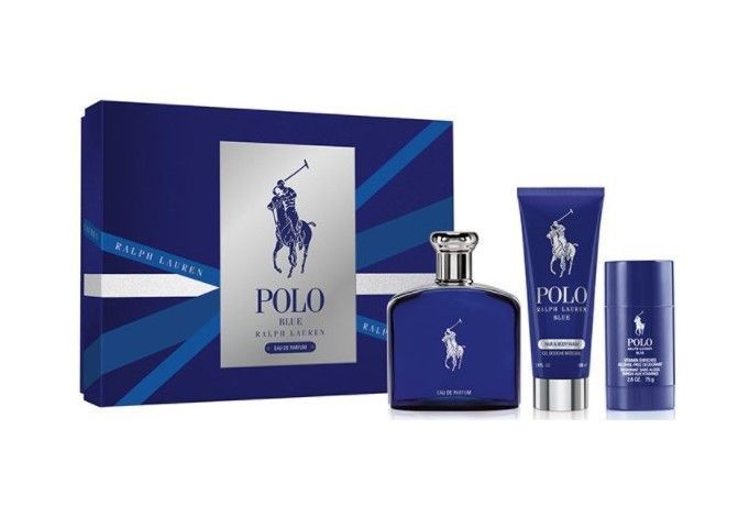 Polo Blue Men 3-PC Gift Set by Ralph Lauren Eau de Parfum - PERFUME BOUTIQUE