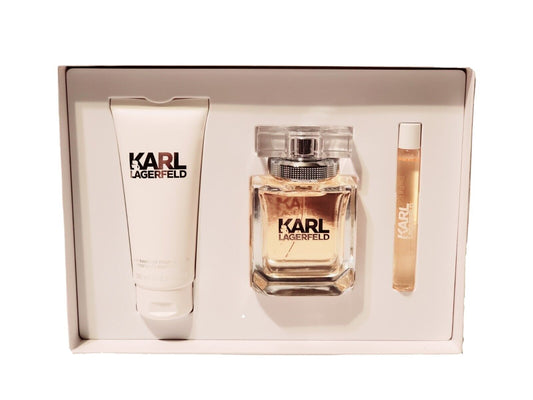 KARL LAGERFELD FEMME 3PC EDP - PERFUME BOUTIQUE