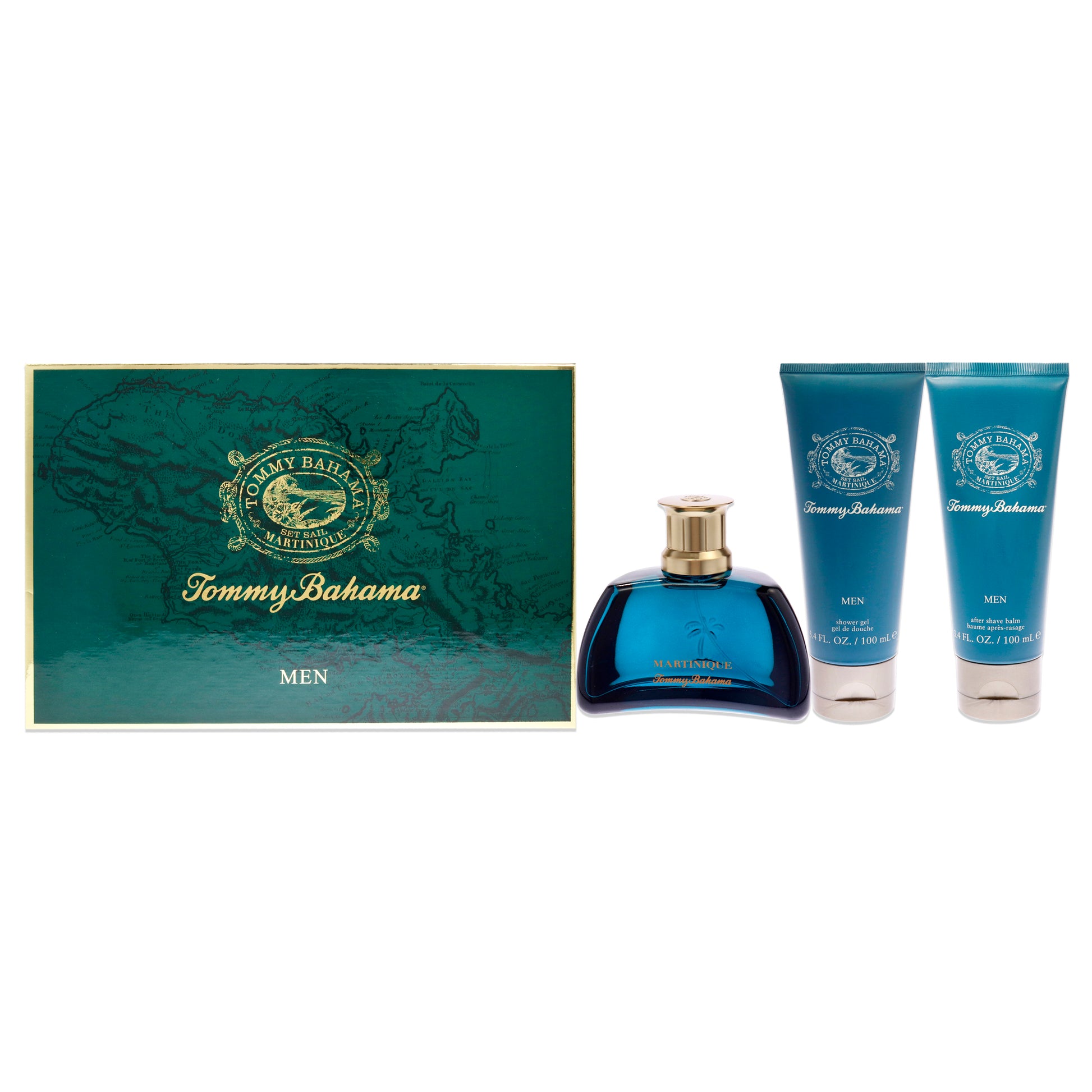 Set Sail Martinique by Tommy Bahama Men 3PC Set eau de Cologne - PERFUME BOUTIQUE